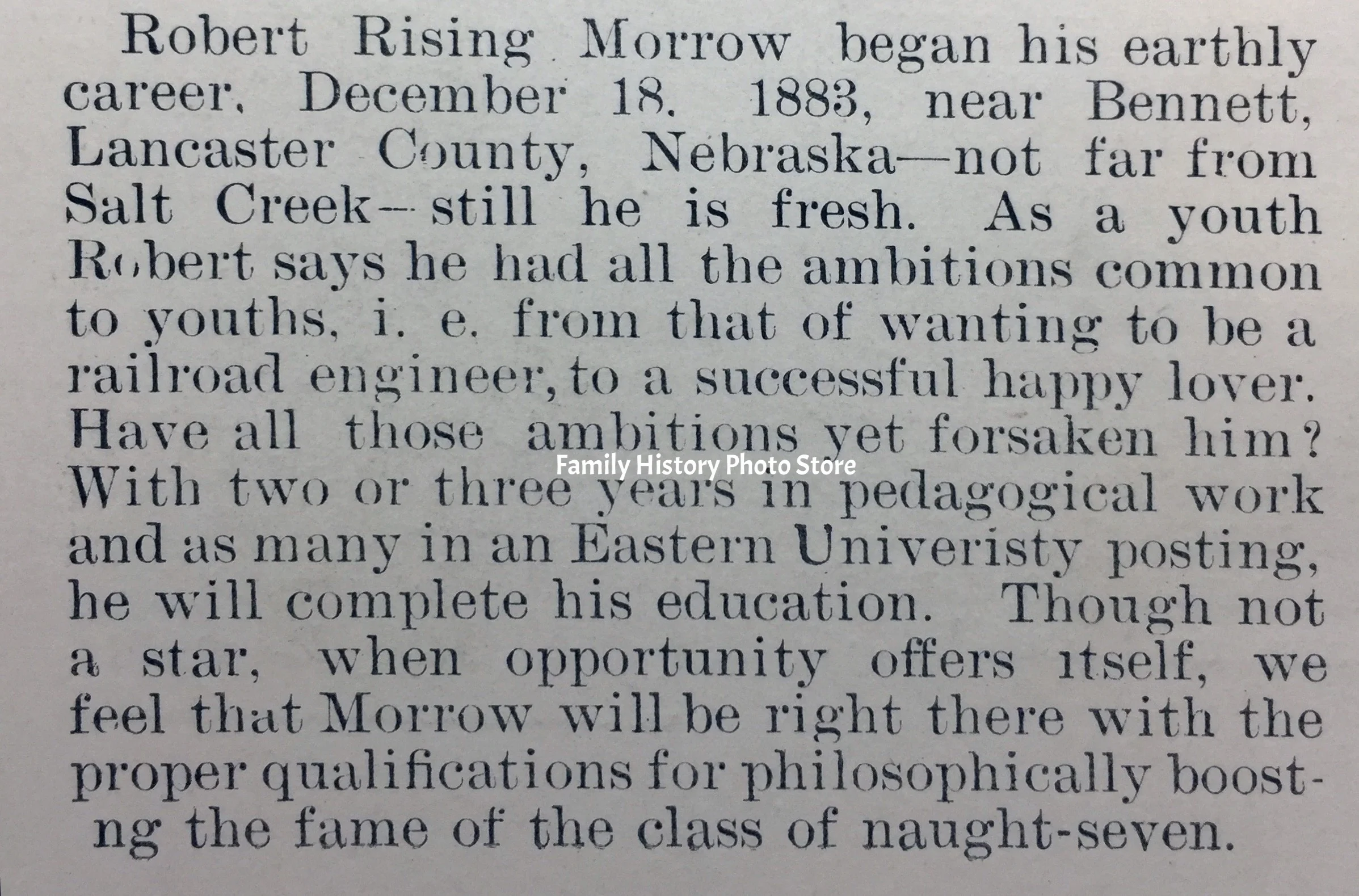 Robert Rising Morrow
