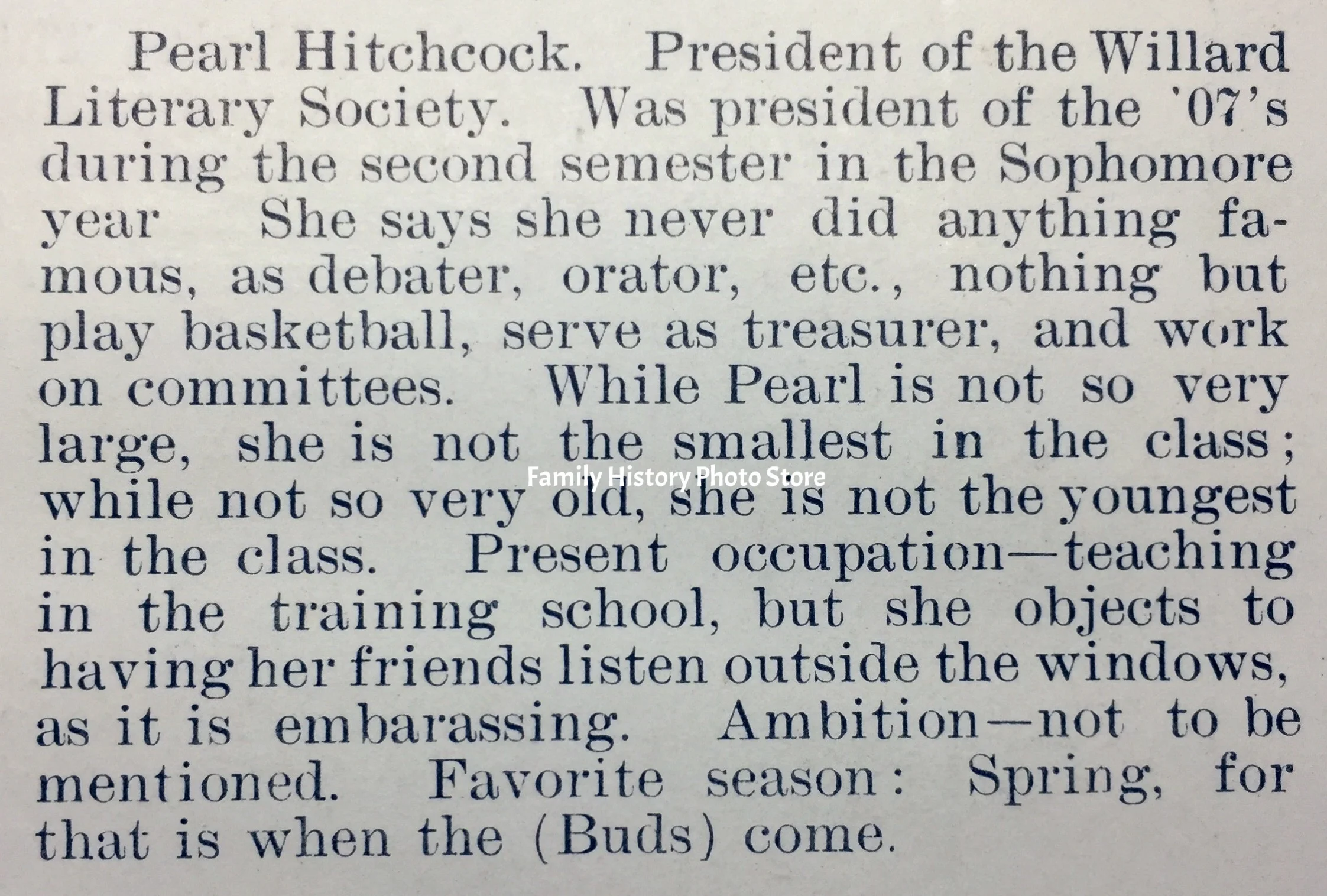 Pearl Hitchcock