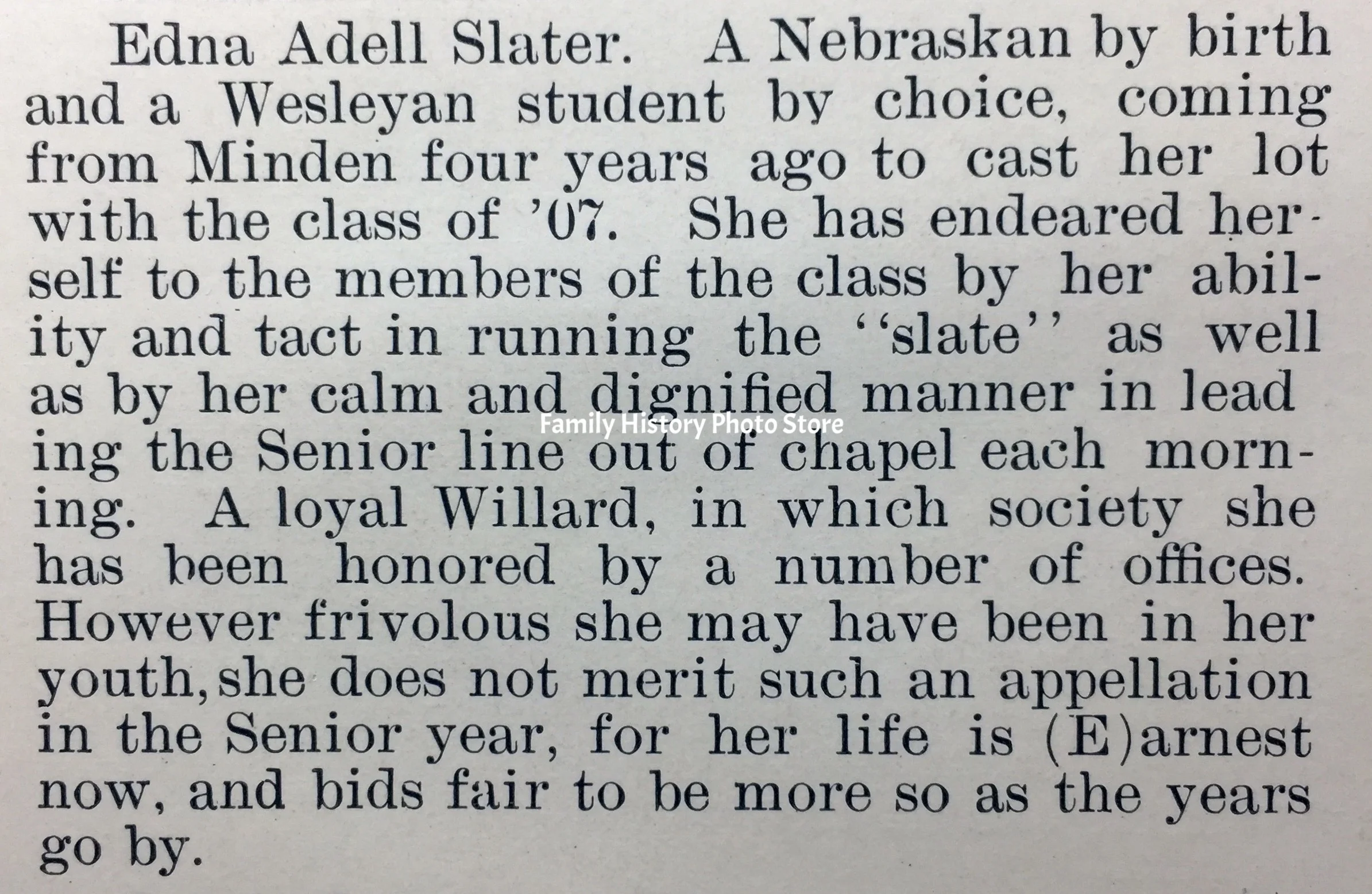 Edna Adell (Slater) Lowell