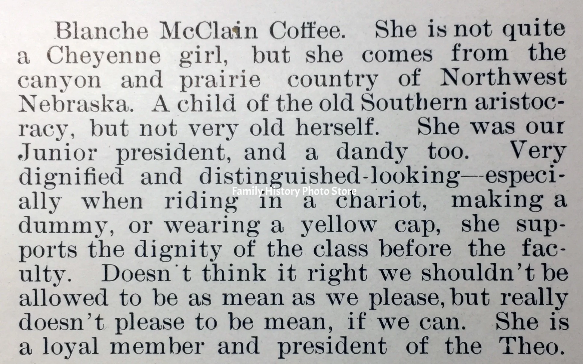 Blanche McClain Coffee
