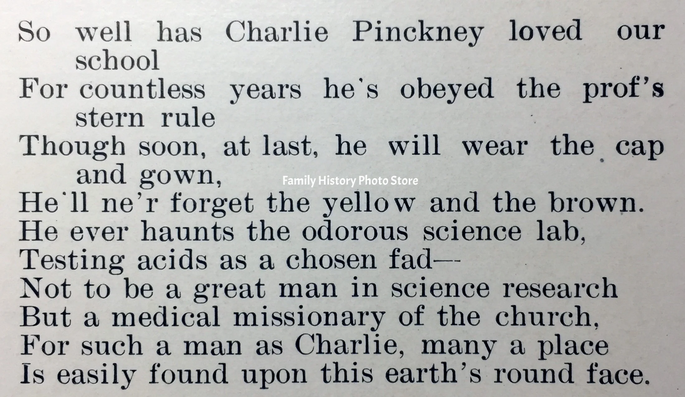 Charles Edward Pinckney, Dr, Capt