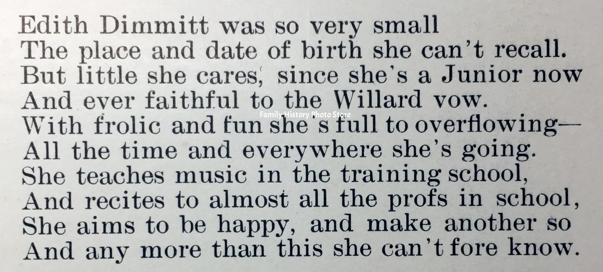 Edith Dimmitt
