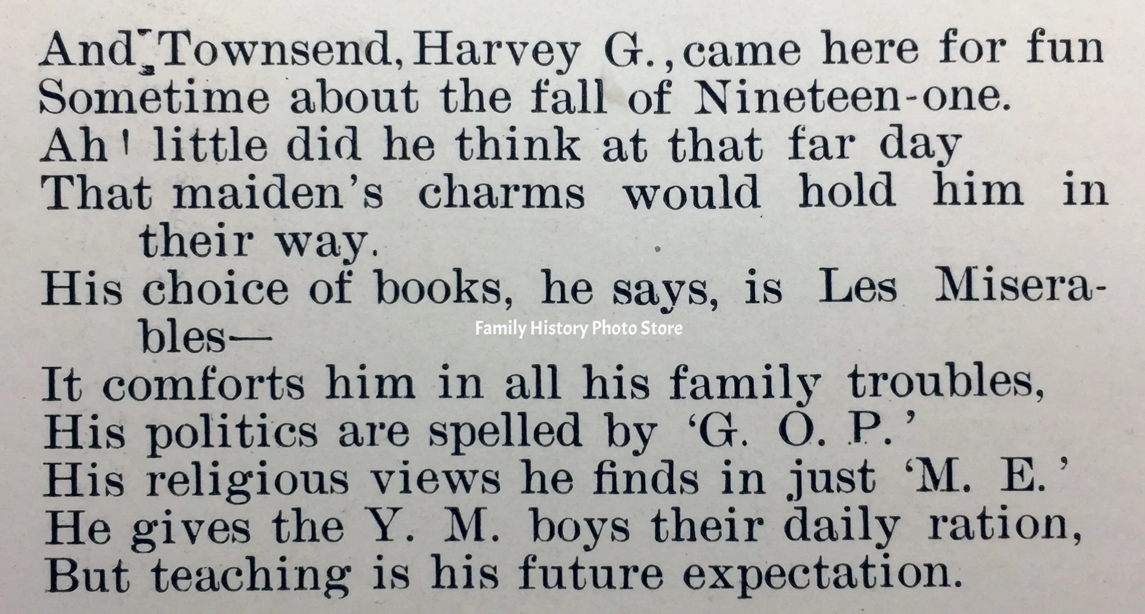 Harvey Gates Townsend