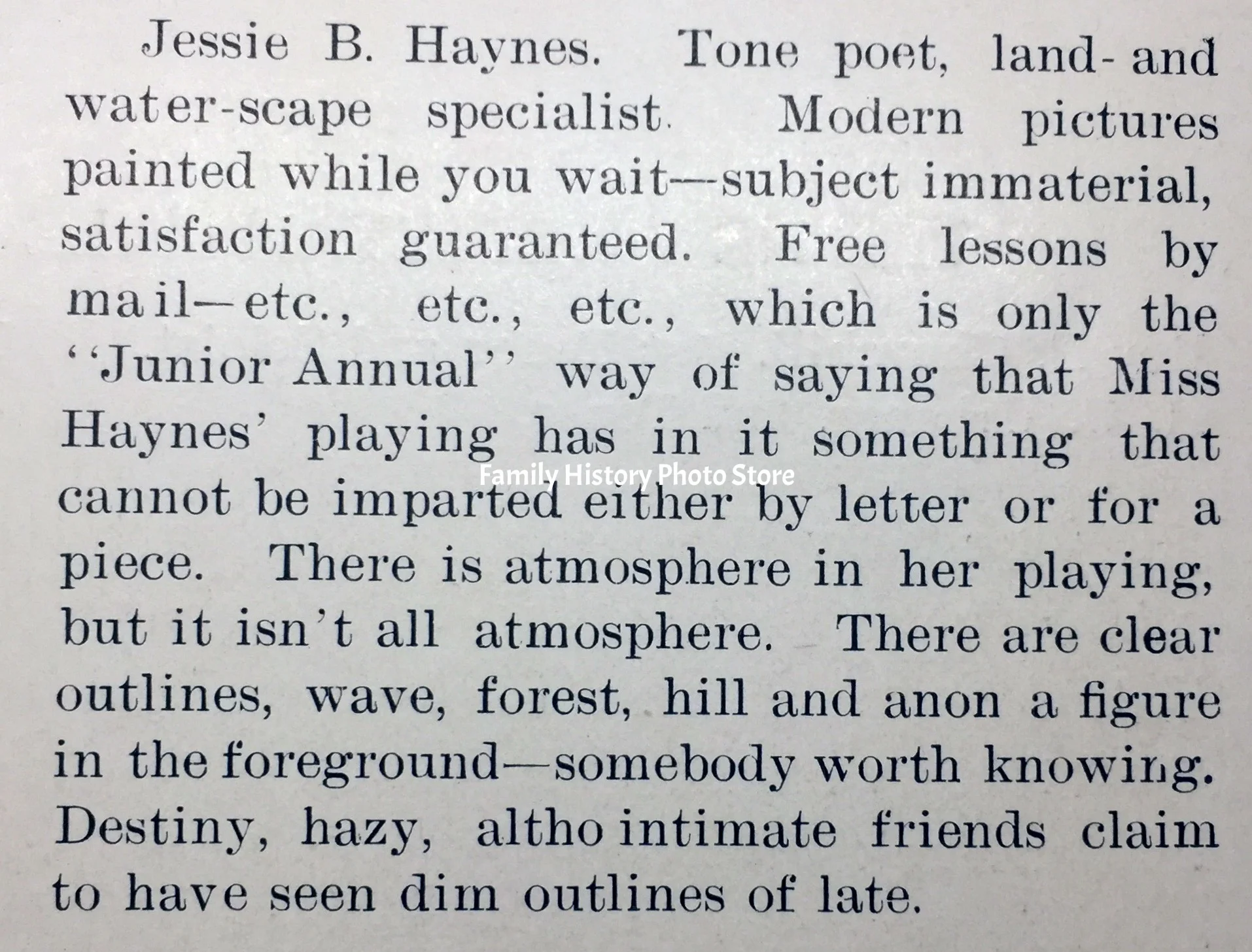 Jessie B (Haynes) Martinez