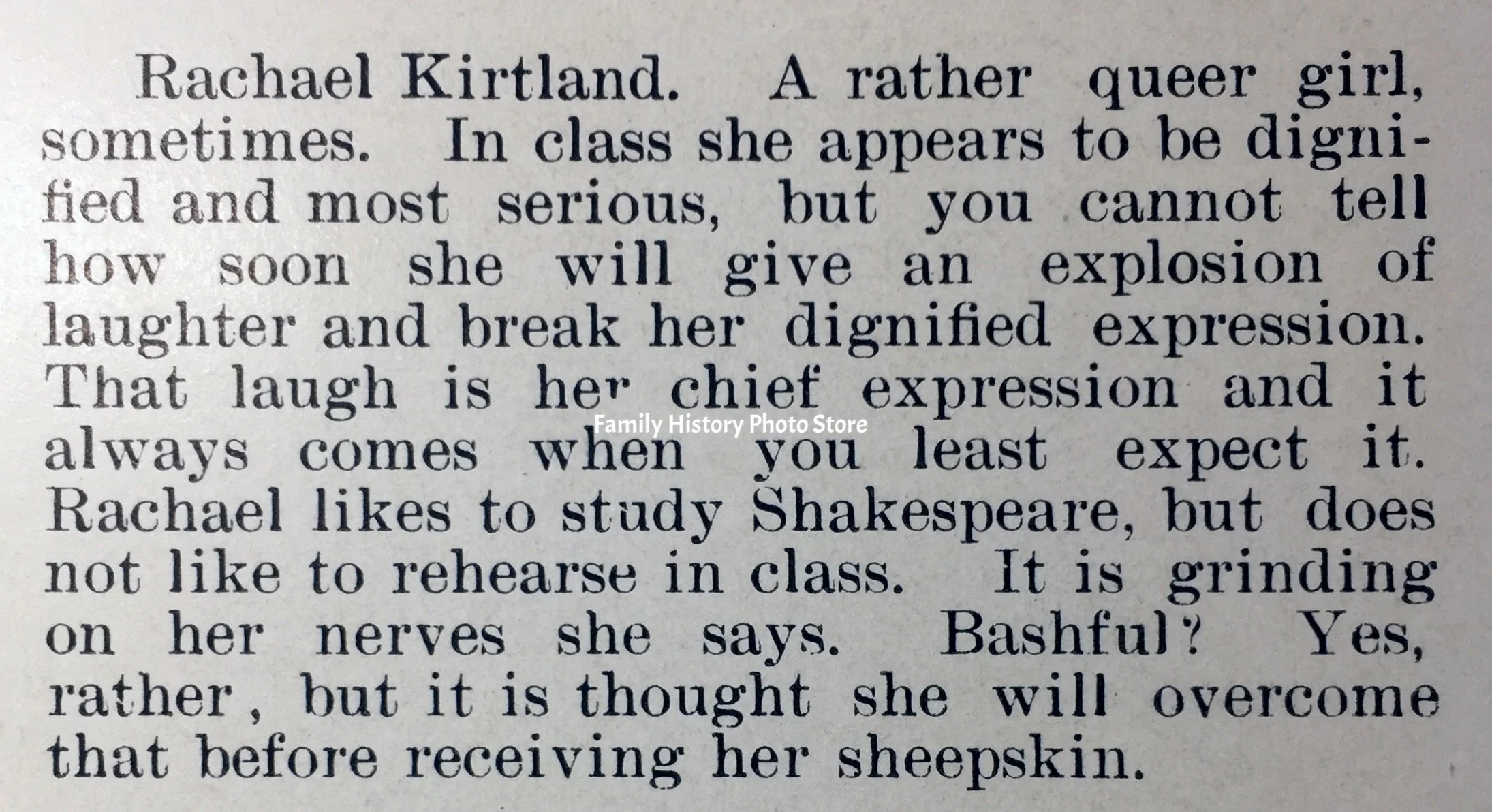 Rachael (Kirtland) Schock