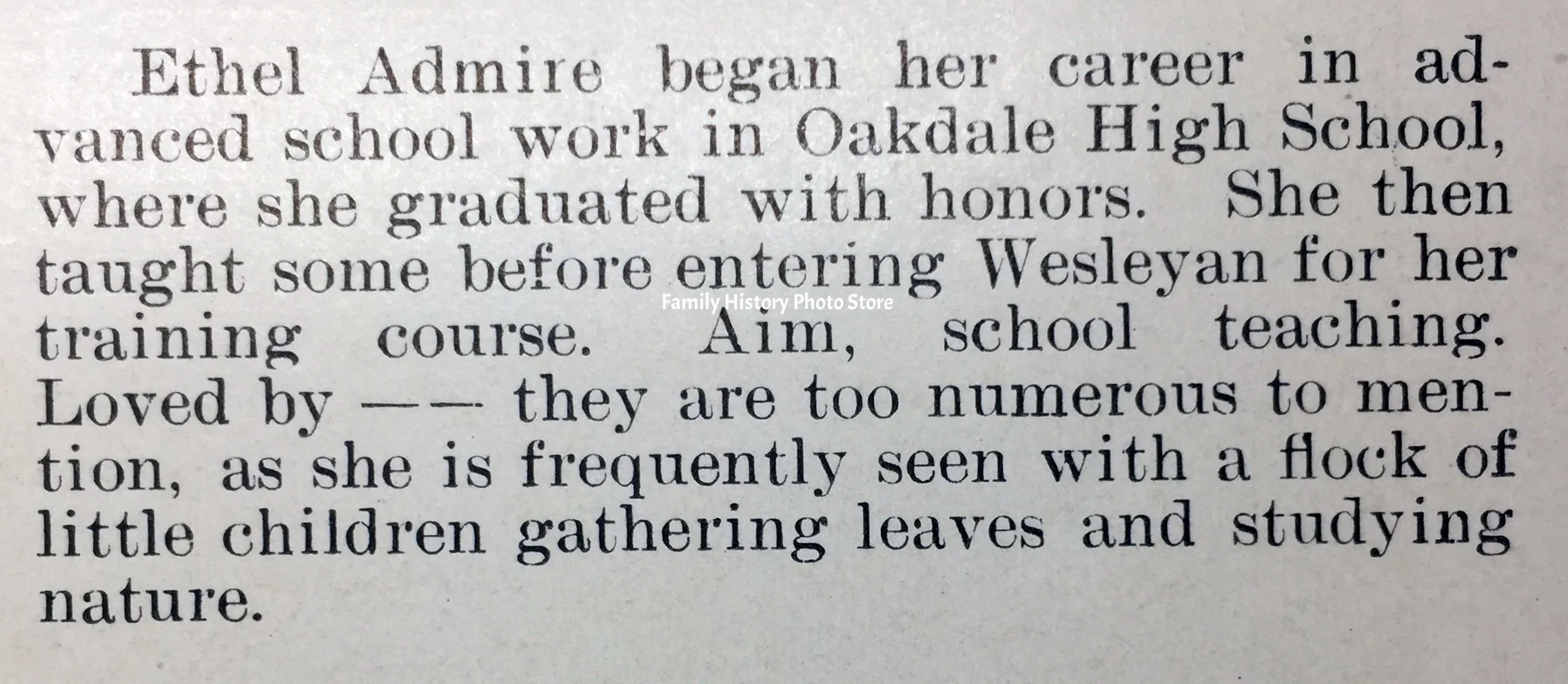 Ethel Bae (Admire) Nicholas
