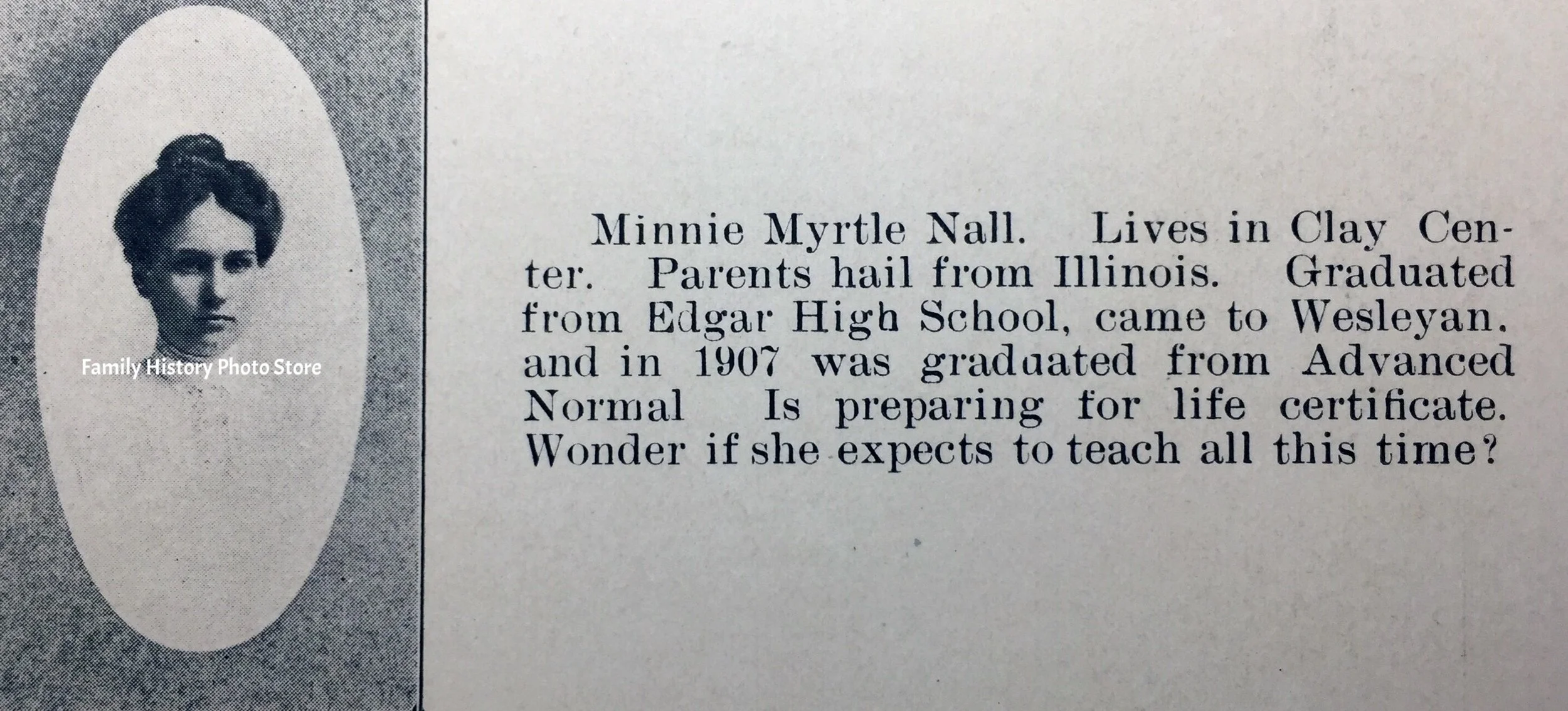 Minnie Myrtle (Nall) Cooper