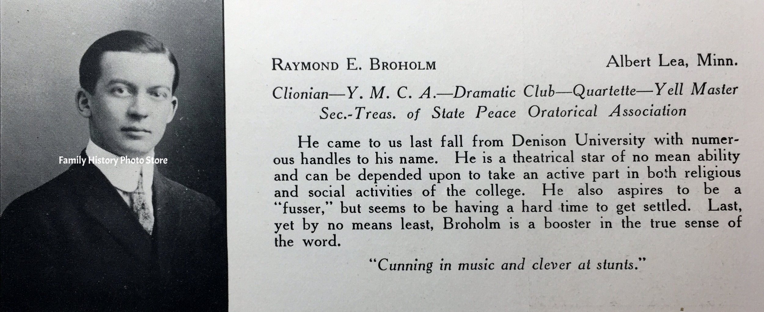 Raymond E Broholm