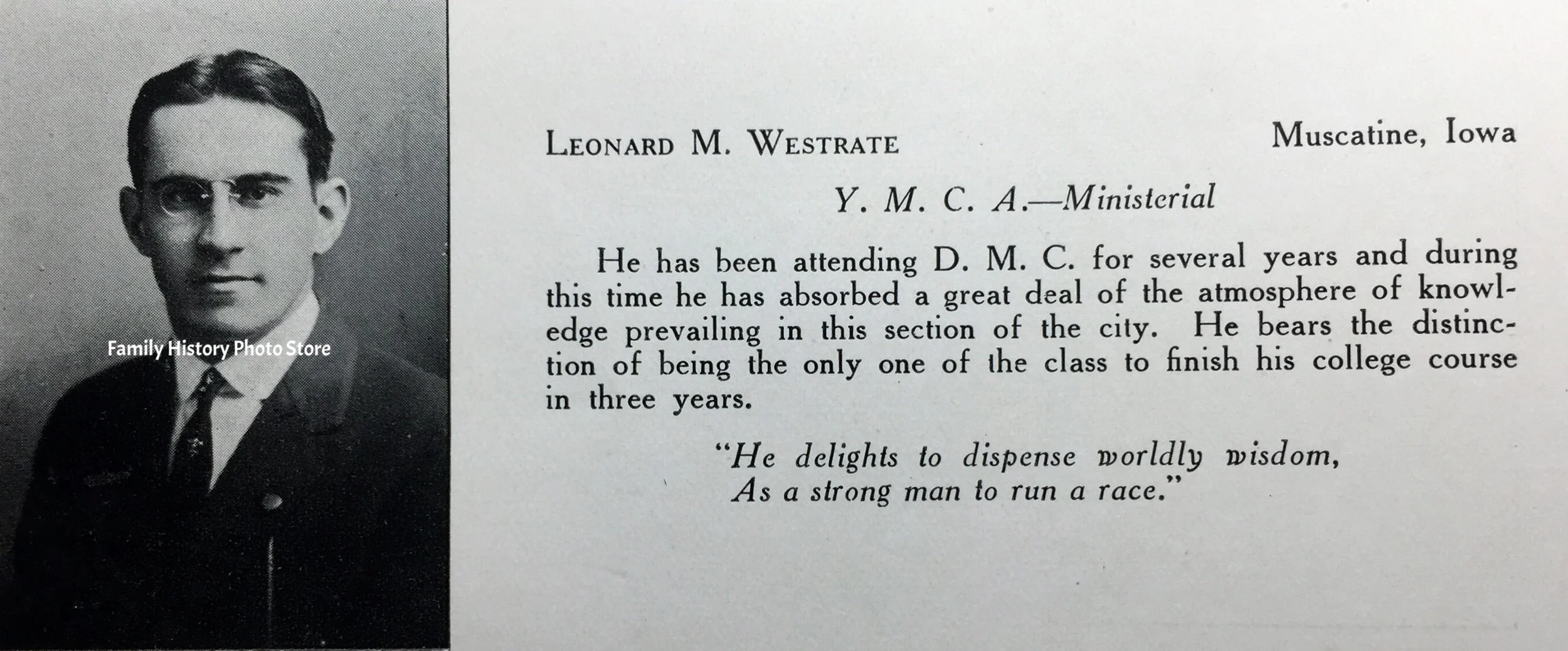 Leonard Matthew Westrate, Rev