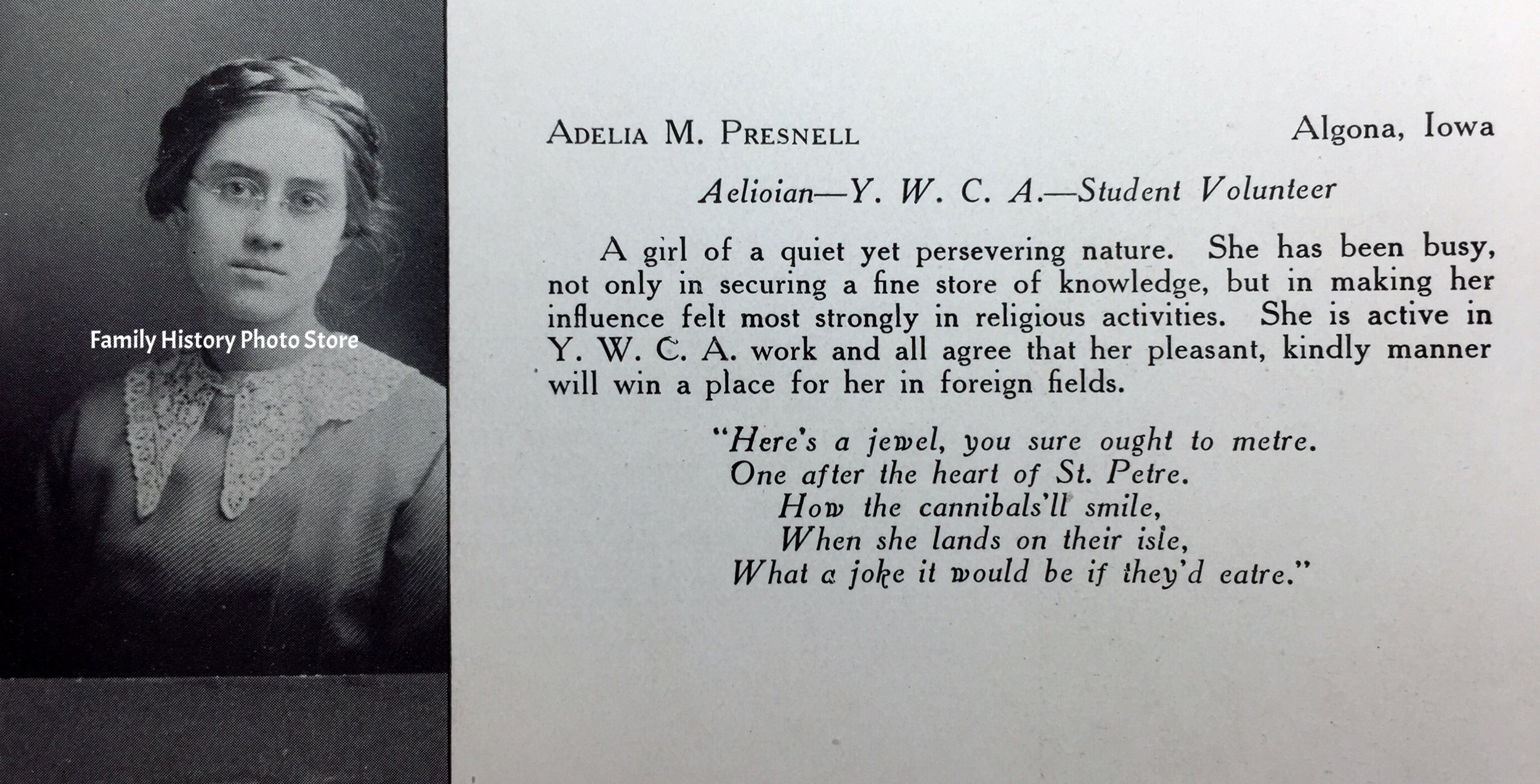 Adelia M (Presnell) Lamphear