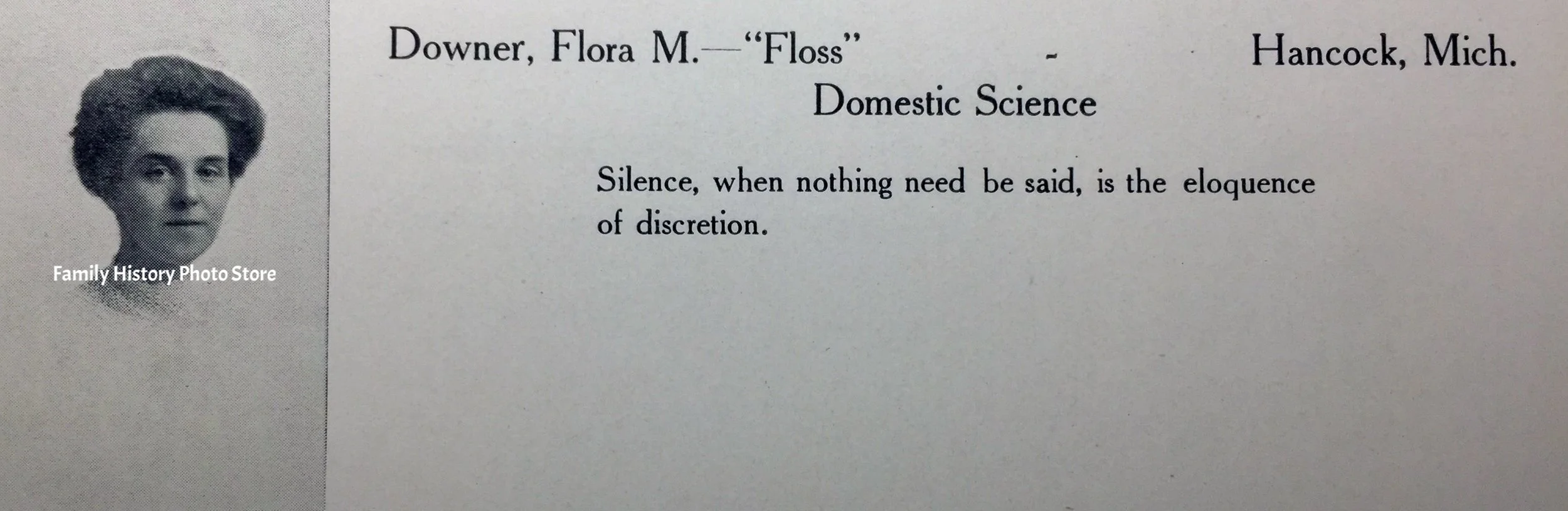 Flora M Downer