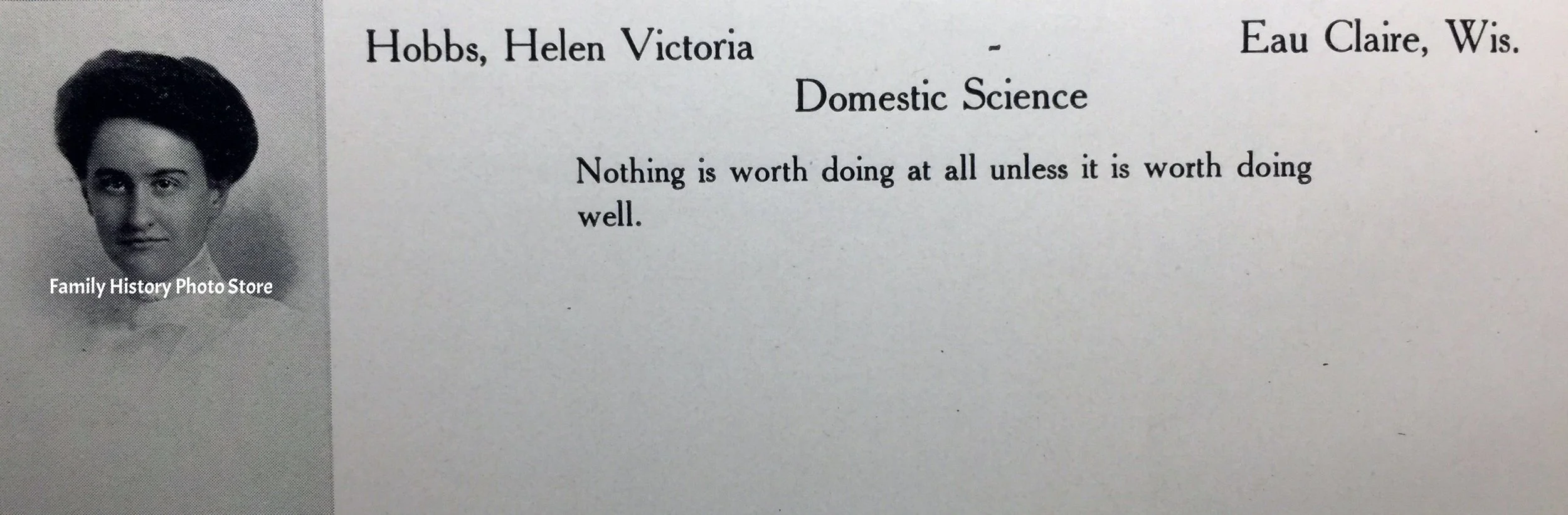 Helen Victoria (Hobbs) Wright