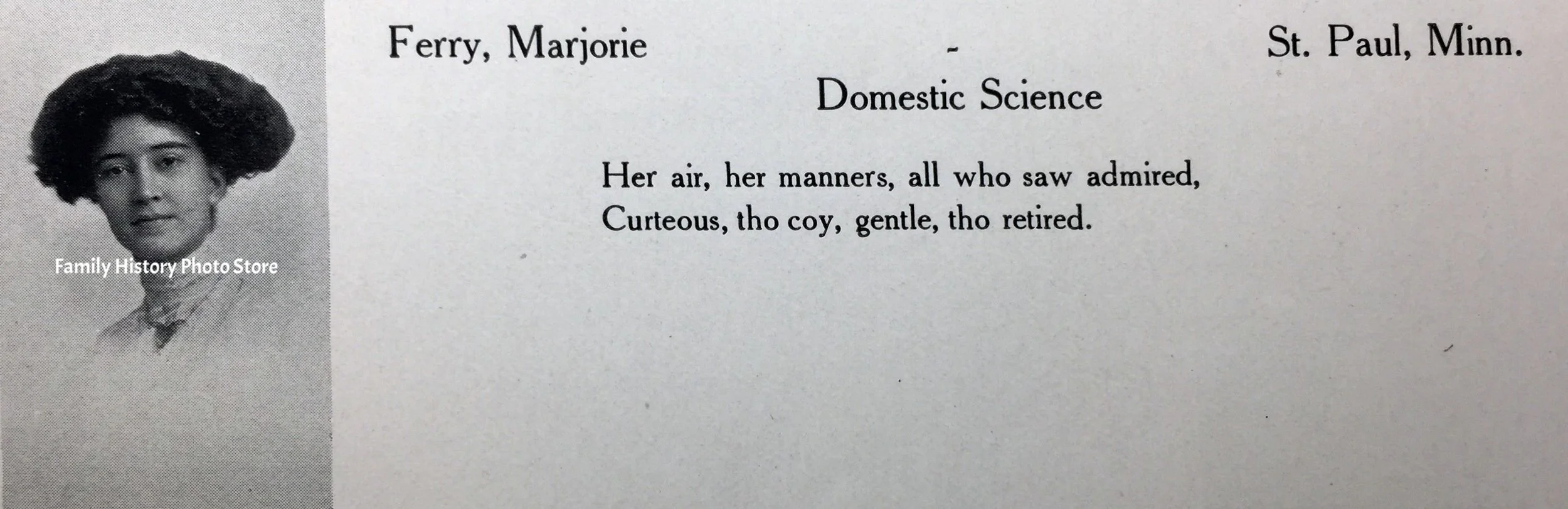 Marjorie M Ferry