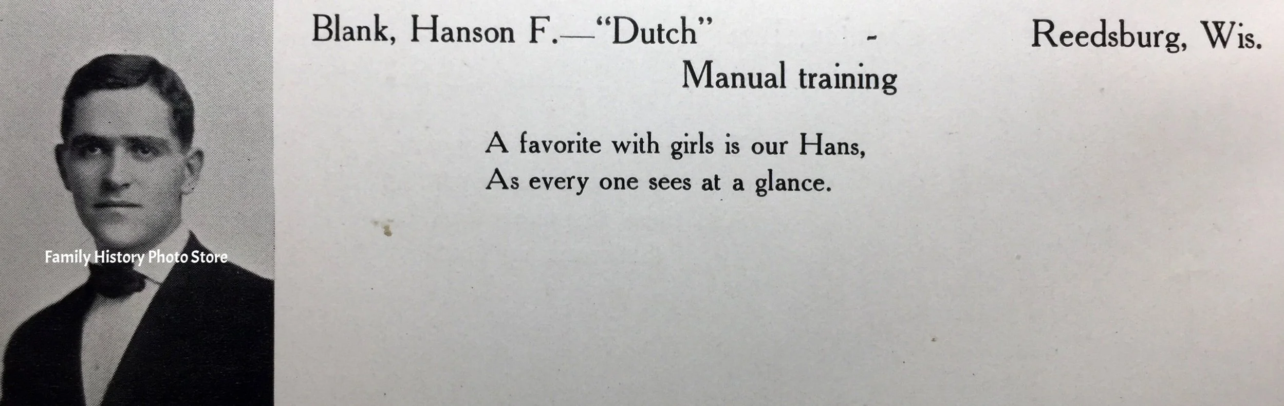 Hanson Fredric Blank