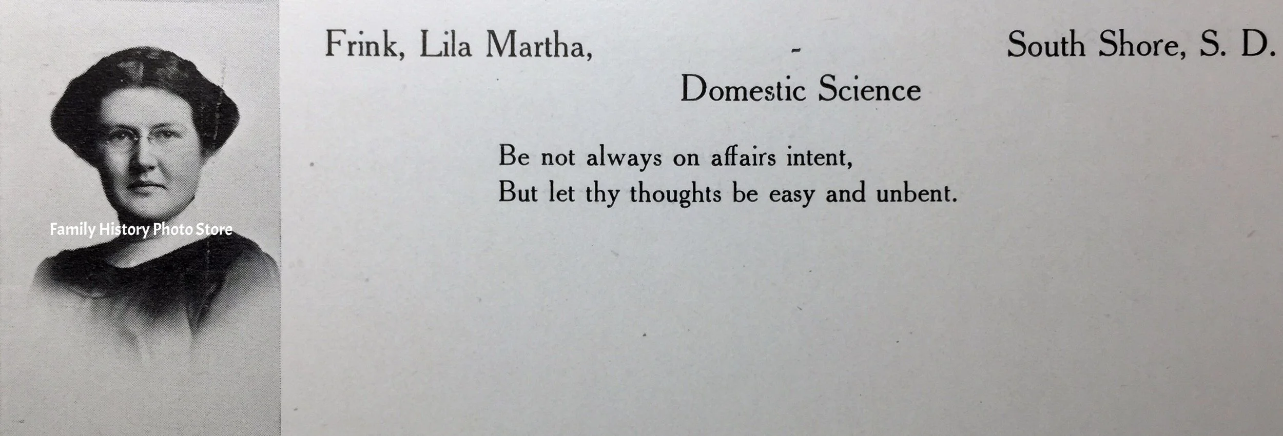 Lila Martha Frink, Dr