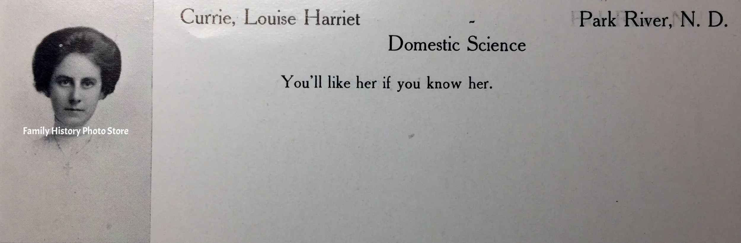 Louise Harriet Currie