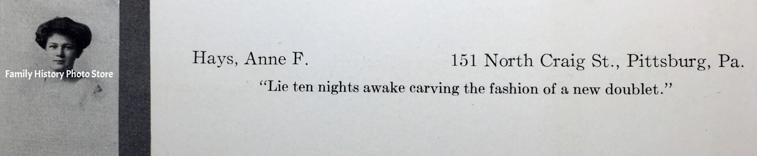 Anne F (Hays) Swartz