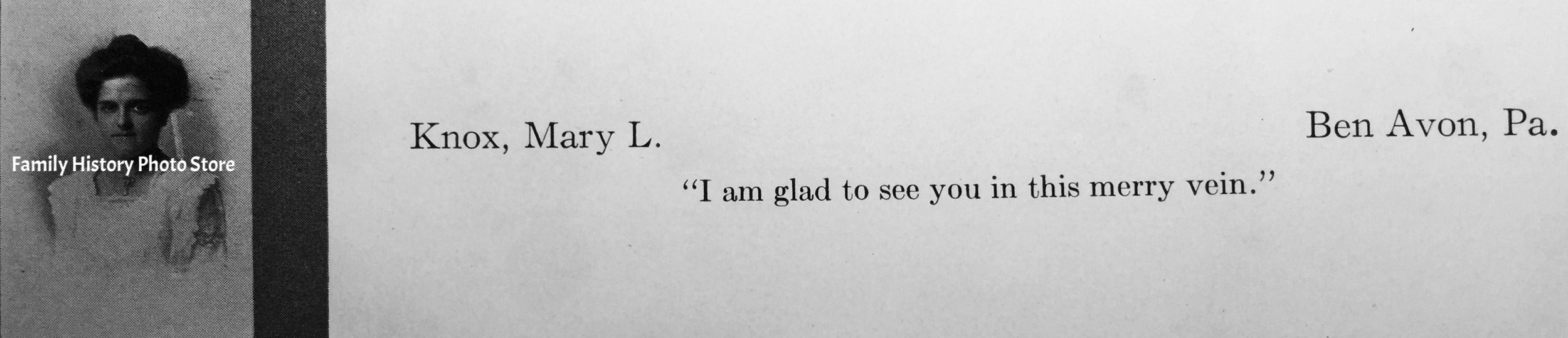Mary L (Knox) Harper