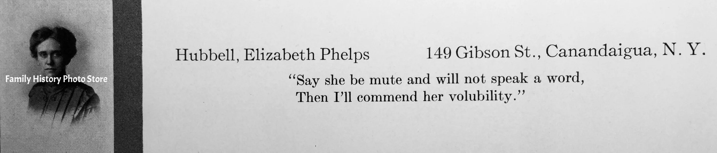 Elizabeth Phelps (Hubbell) Warner