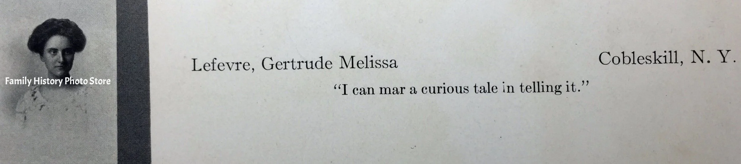Gertrude Melissa Lefevre