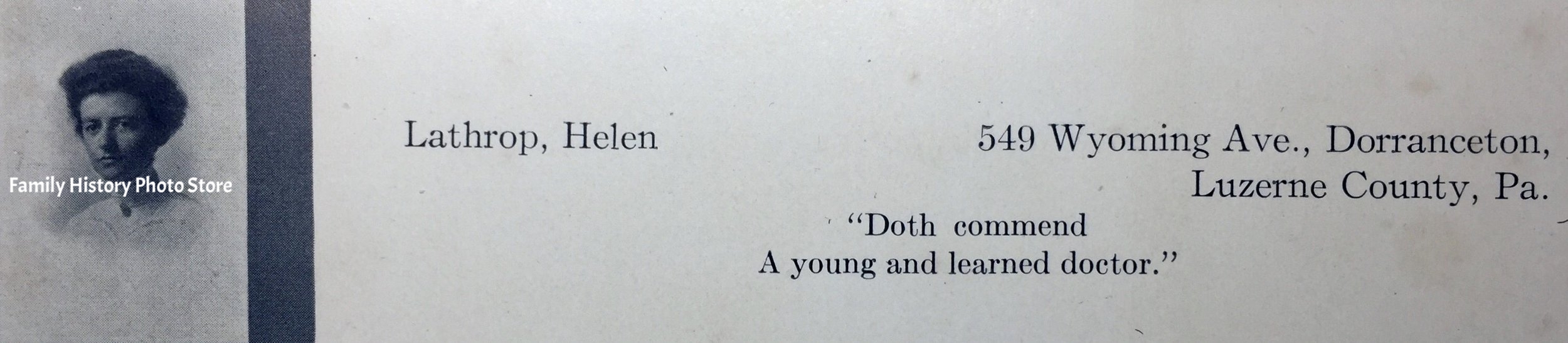 Helen (Lathrop) Thompson