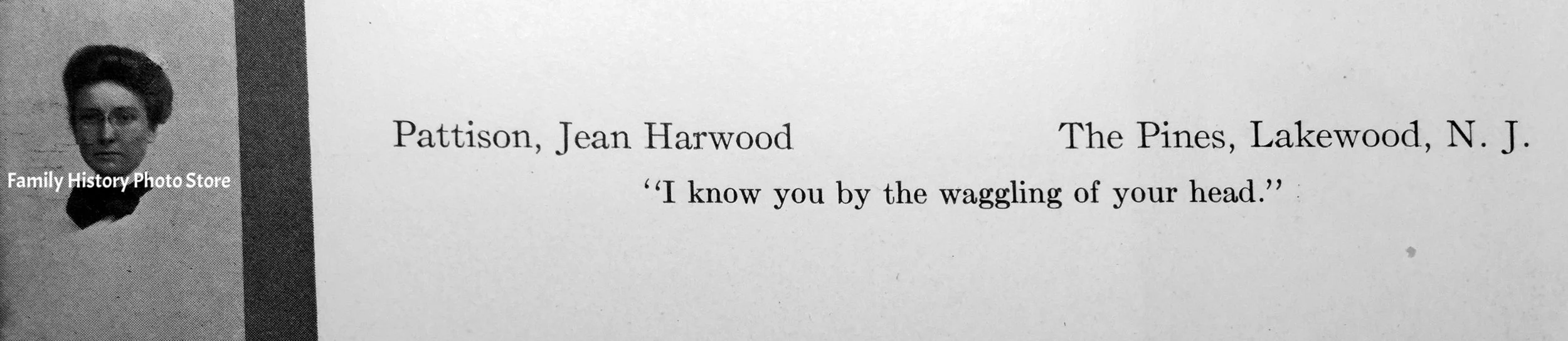 Jean Harwood Pattison, Dr