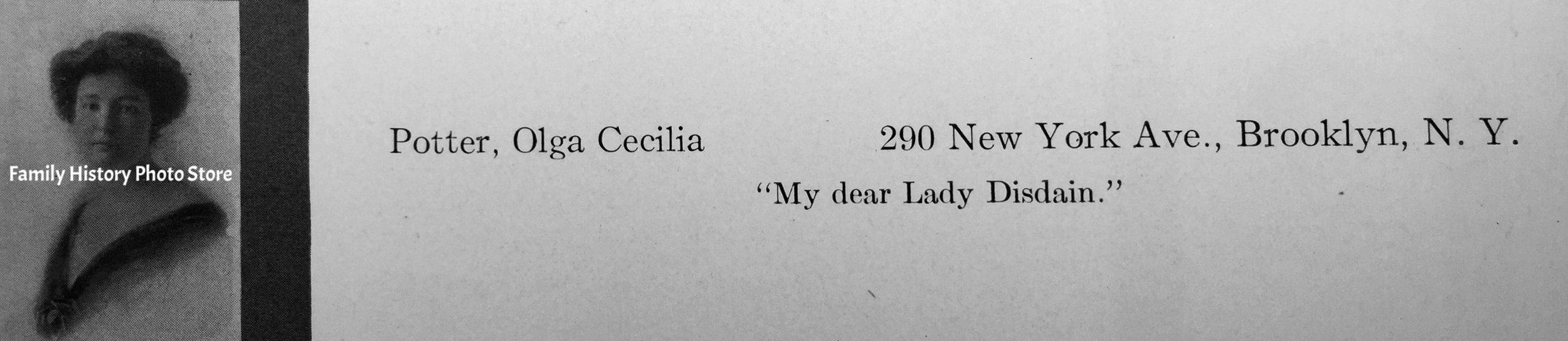 Olga Cecilia (Potter) Liggett