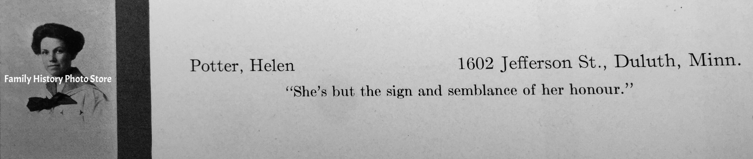 Helen (Potter) Gilbert