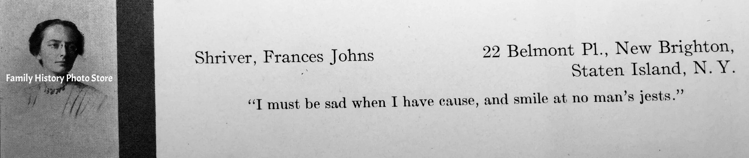 Frances Johns Shriver