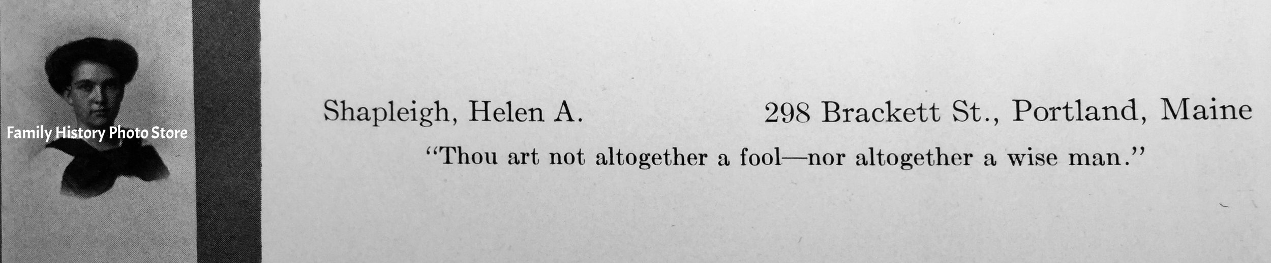 Helen Augustes (Shapleigh) Lowell
