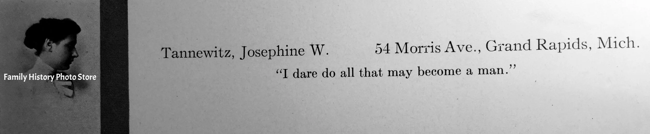 Josephine W Tannewitz