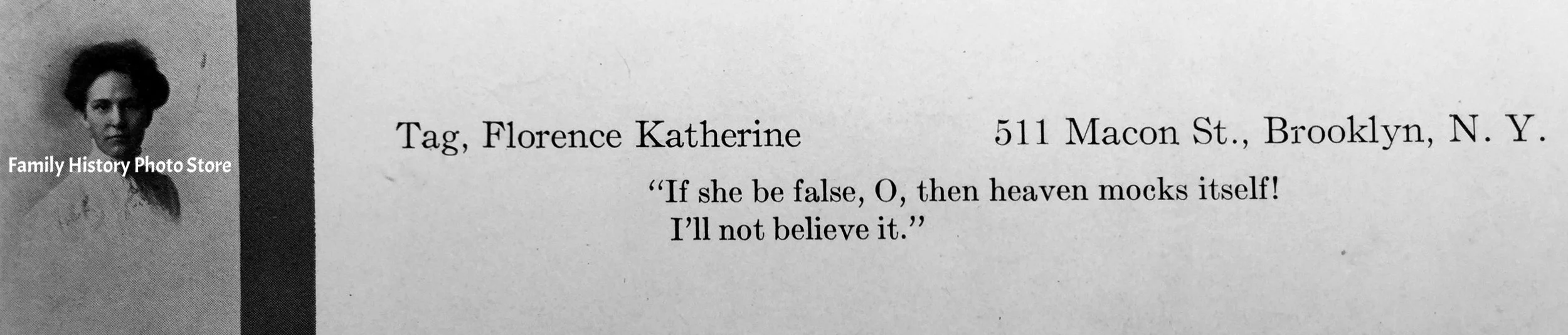 Florence Katherine Tag