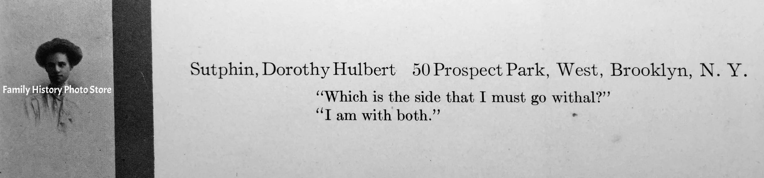 Dorothy Hulbert (Sutphin) Enos