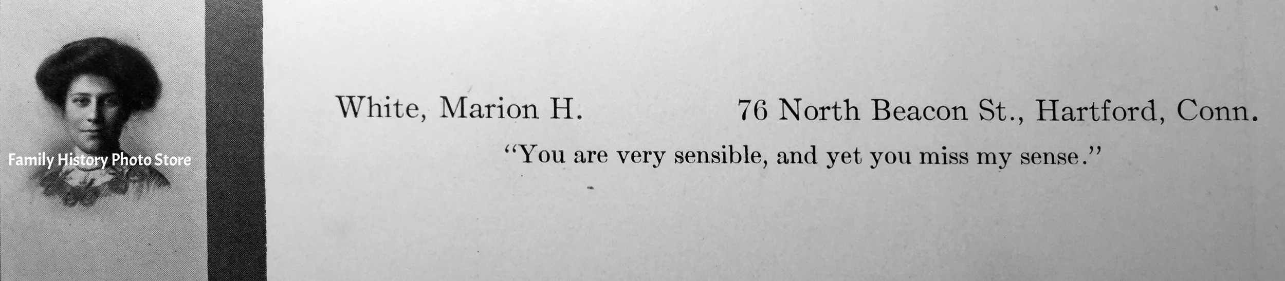 Marion H White