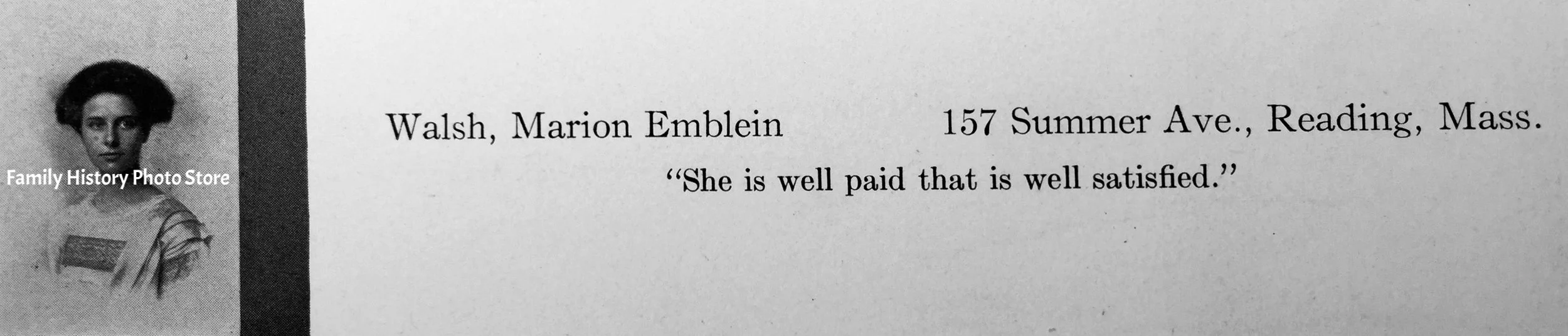 Marion Emblein Walsh