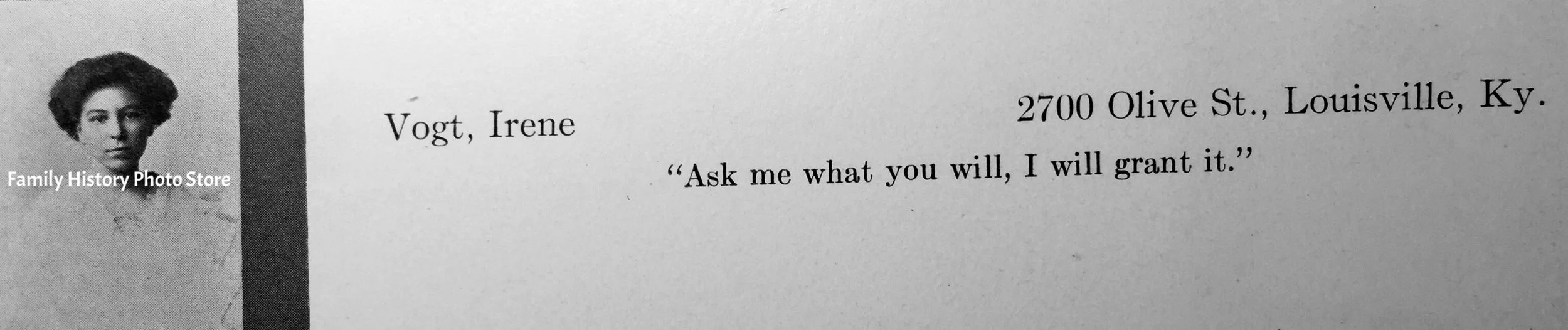 Irene (Vogt) Merrell