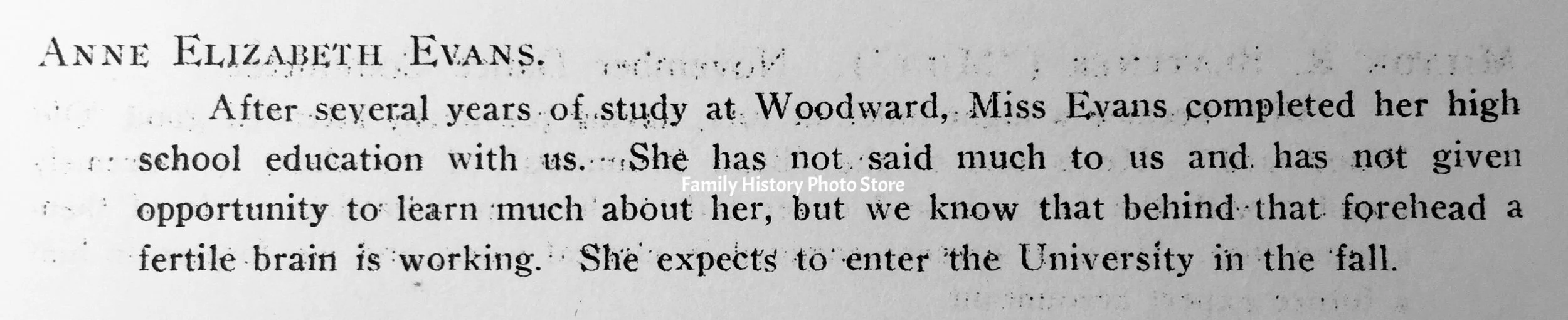 Anne Elizabeth (Evans) Lewis
