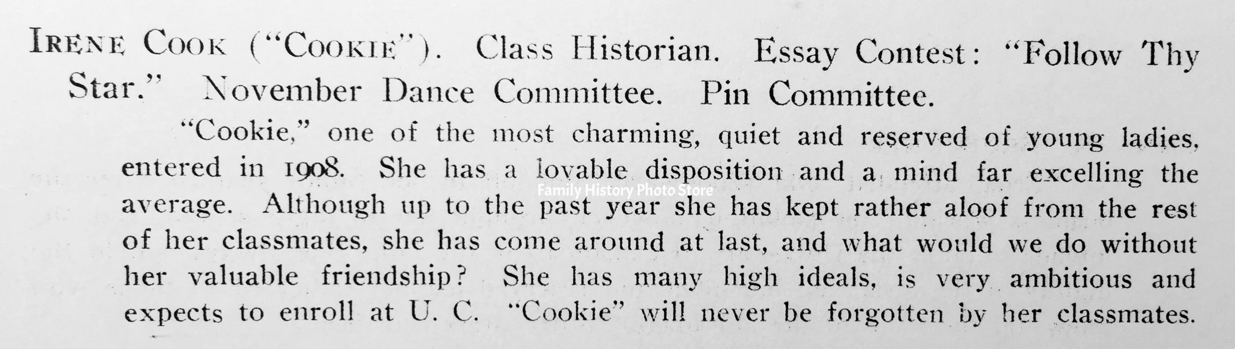 Irene Mary (Cook) Reynolds