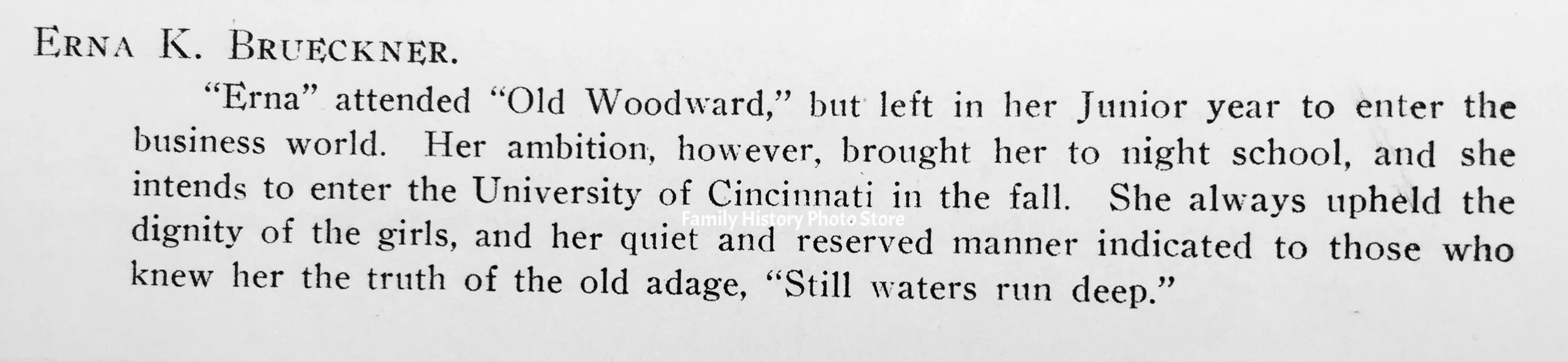 Erna K (Brueckner) De Araujo