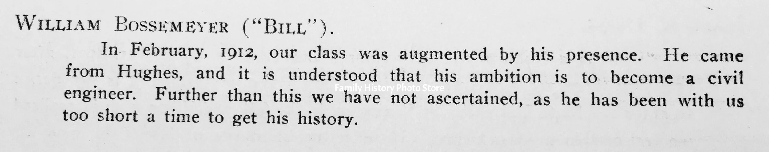 William John Bossemeyer