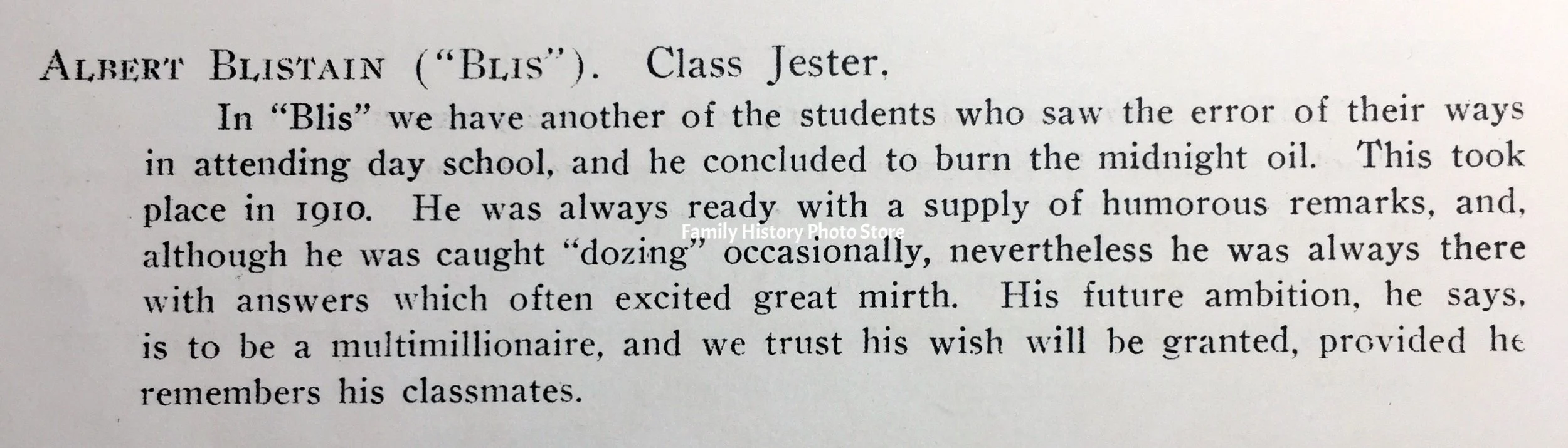 Albert George Blistain