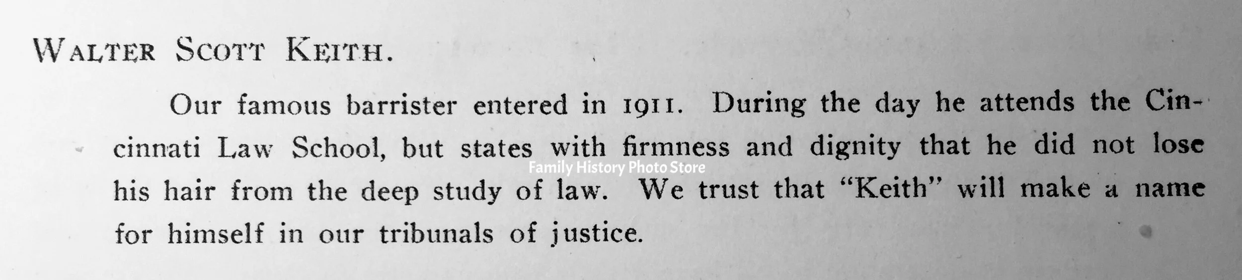 Walter Scott Keith