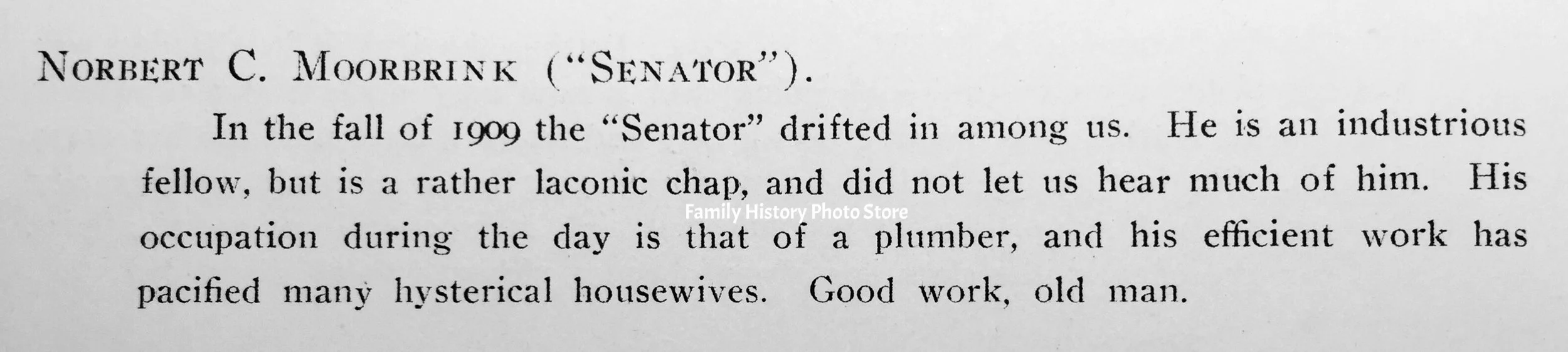 Norbert C Moorbrink, Dr