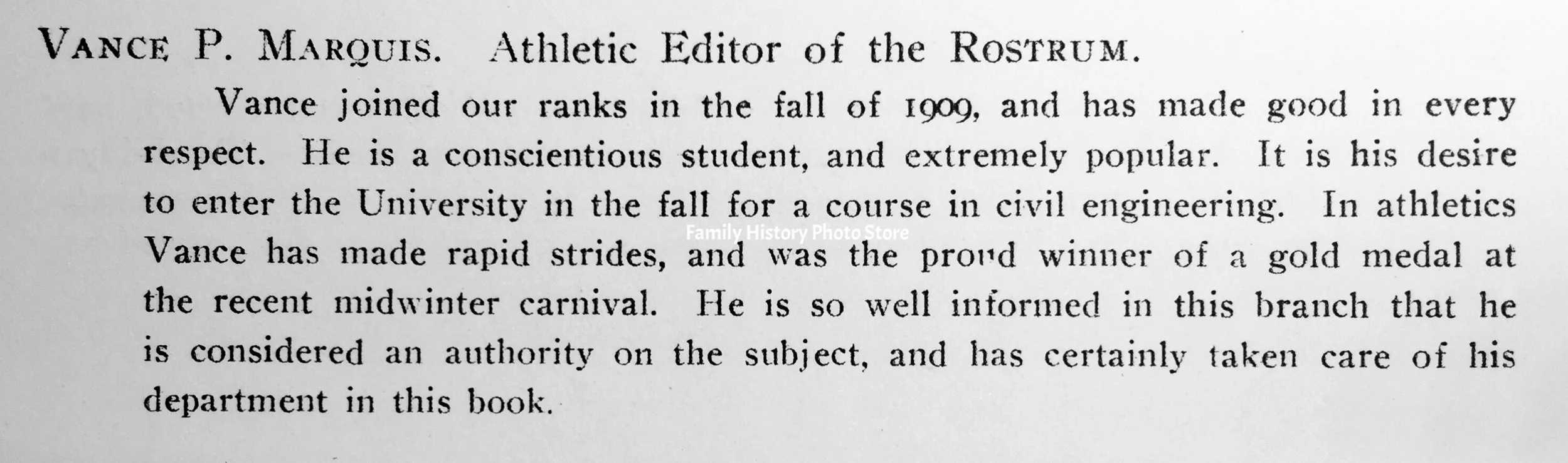 Vance Pierce Marquis