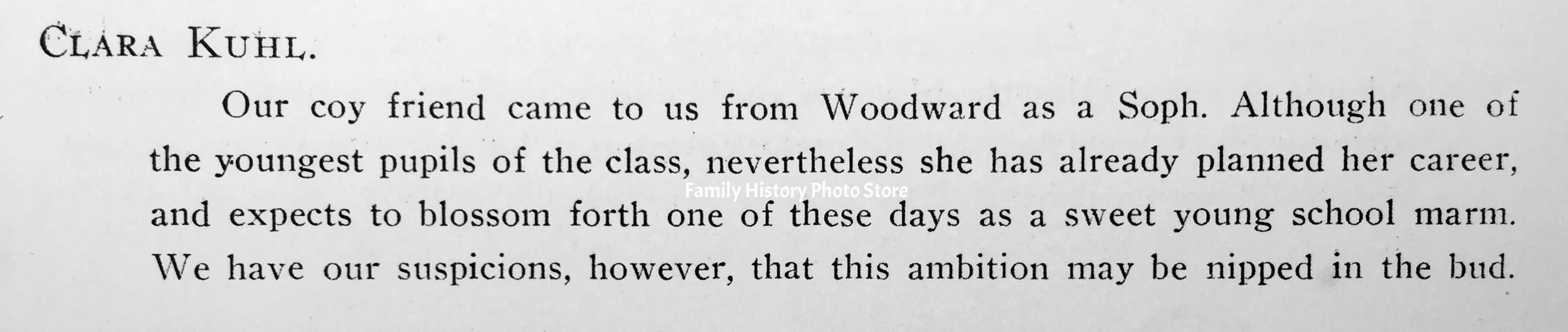 Clara Esther (Kuhl) Grant
