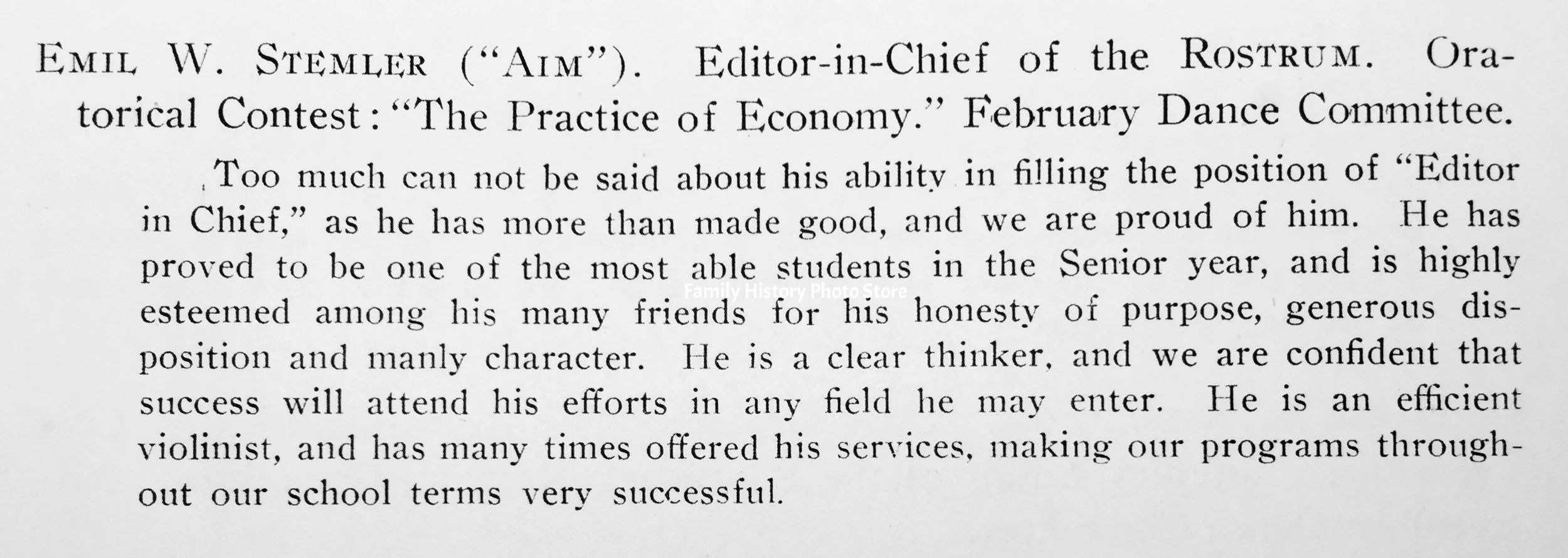 Emil William Stemler