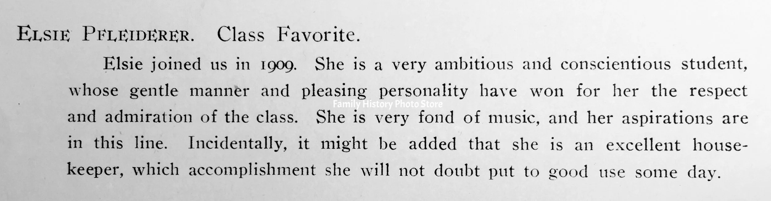 Elsie Elenore (Pfleiderer) McGreevy