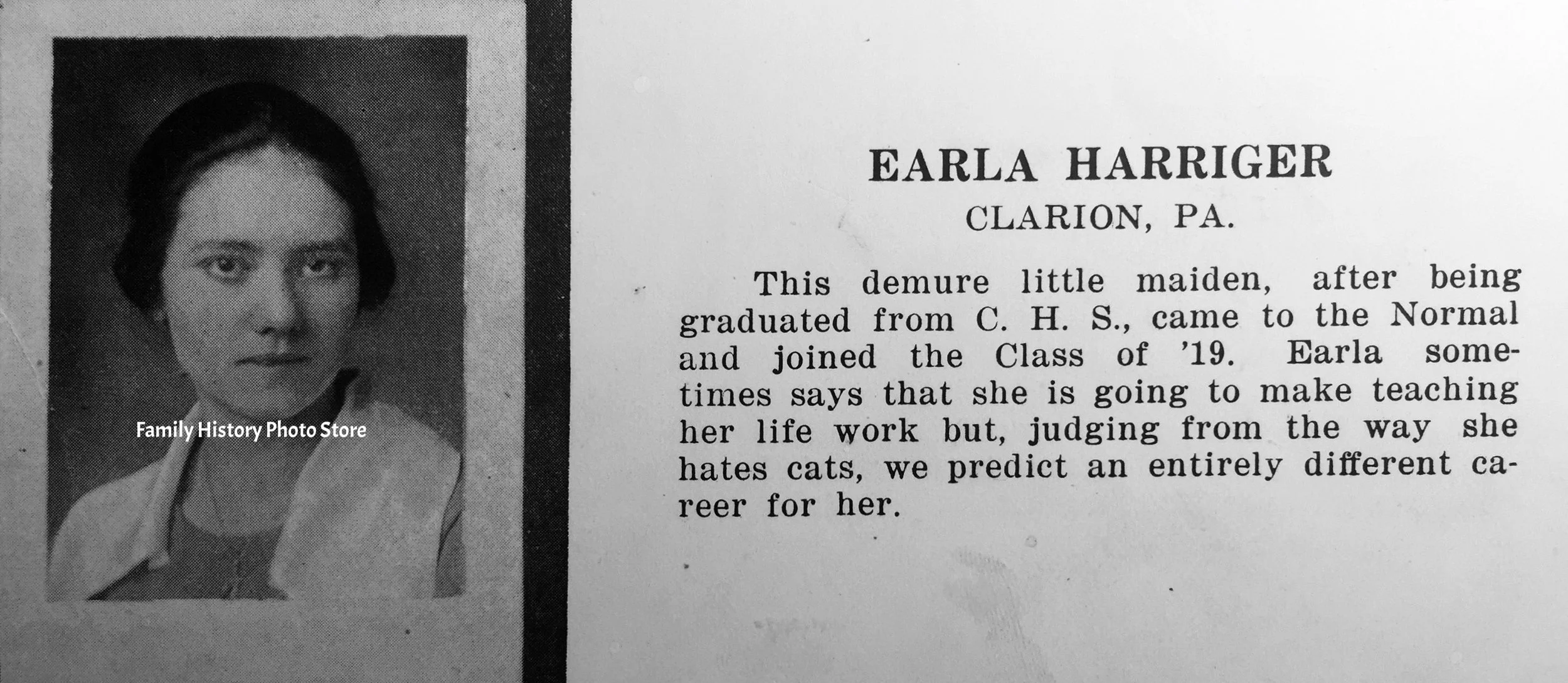 Earla Mildred (Harriger) Wert