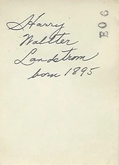 Harry Walter Landstrom