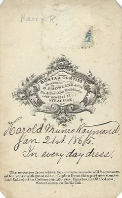 Harold Munro Raymond, Sgt